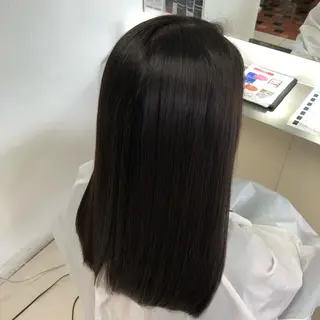 セミロング カラー 髪質改善・白髪ぼかし /お悩み対応カラーのヘアスタイル