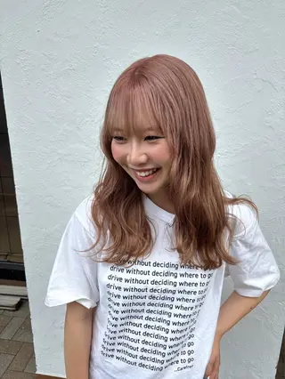 セミロング カラー Karin／ レイヤーブリーチ🥀のヘアスタイル