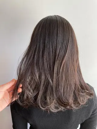 セミロング 吉田一輝 外国人パーマのヘアスタイル