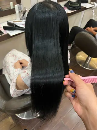 ロング 酸性ストレート人気 No,1/カスミ🩰のヘアスタイル