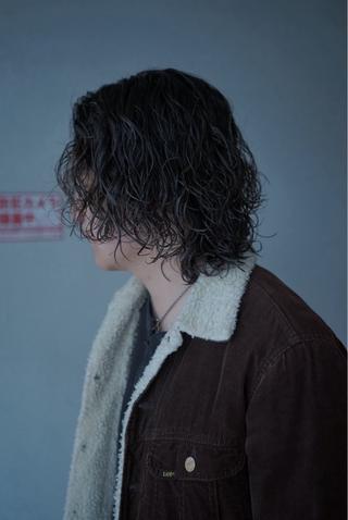 ミディアム パーマ メンズ 🌊メンズ特化🌊 村田寛太朗のヘアスタイル