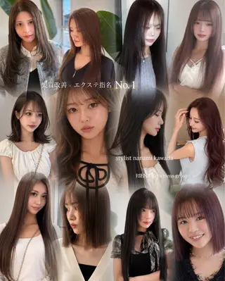 ロング 髪質改善/ エクステ レイヤー ななみのヘアスタイル