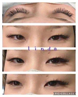 マツエク・マツパ linda lashesのマツエク・マツパデザイン
