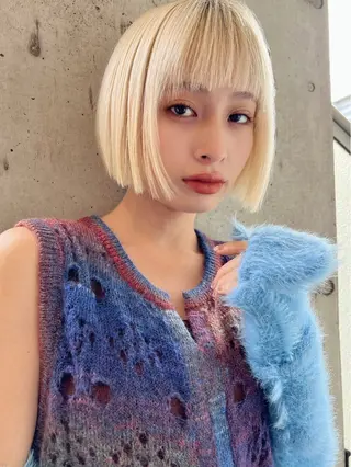 カラー レイヤー MINX伊藤なず菜のヘアスタイル