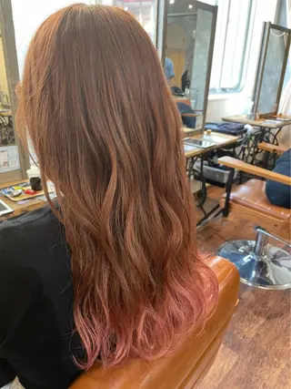 ロング カラー 縮毛矯正&髪質改善 ⭐️OGUのヘアスタイル
