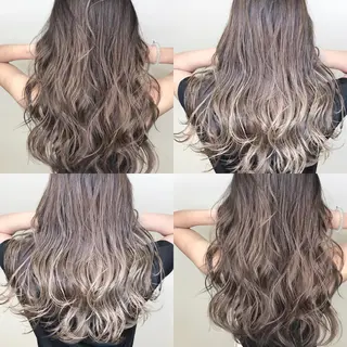ロング カラー 髪質改善カラー韓国風 レイヤーtudaのヘアスタイル