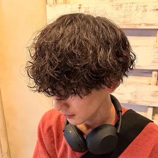 パーマ メンズ GRANDEUR 佐塚のヘアスタイル