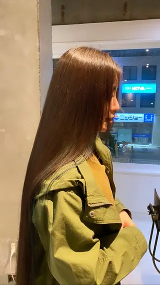 ロング カラー glowm店長 加藤翔太のヘアスタイル
