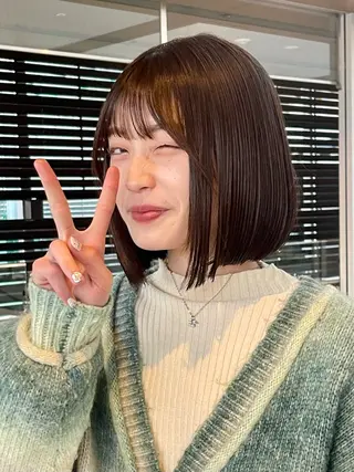 ミディアム 園田 渉 ◤SHIKIO◢のヘアスタイル