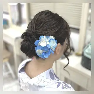 ヘアアレンジ 似合わせヘアメイク 💐オダギリチアキのヘアスタイル