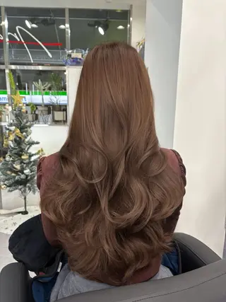ロング カラー Ardore 韓国風カラー大阪のヘアスタイル