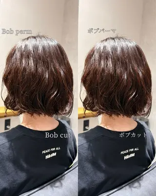 ミディアム アリヤマ メイカのヘアスタイル