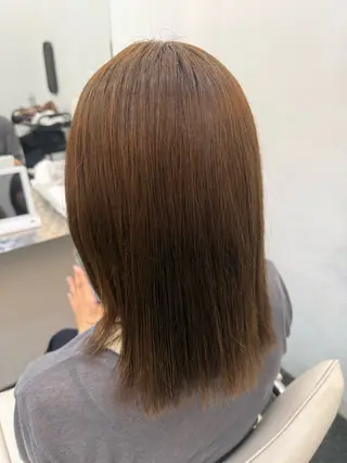 カラー 透明感カラー💎 岩崎美優のヘアスタイル