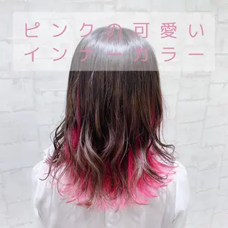 ミディアム カラー 美髪矯正 特化 川田のヘアスタイル