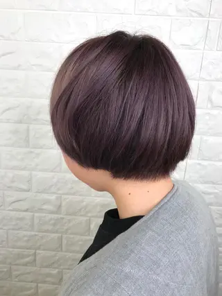 ショート カラー 髪質改善縮毛矯正 美容師✂️山崎竜二のヘアスタイル