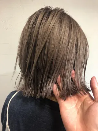 ミディアム カラー 千葉 郁也のヘアスタイル