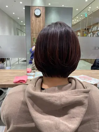 ショート 🦋山出莉花 /ぱつっとボブ🦋のヘアスタイル