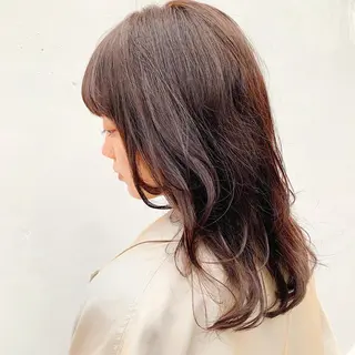 ミディアム 中川 竜誠のヘアスタイル