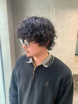 ショート パーマ tamakawa hinaのヘアスタイル