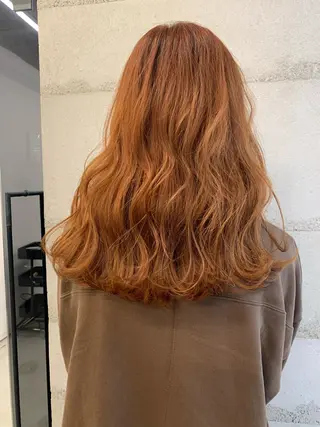 セミロング カラー 透明感カラー✂︎ /縮毛矯正/YUKAのヘアスタイル