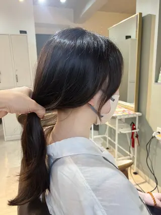 セミロング ショート/韓国ヘア 押本恵一のヘアスタイル