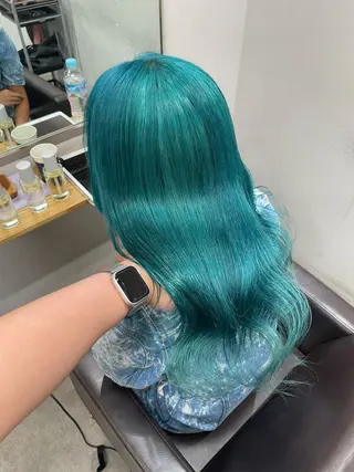 ロング カラー REINA ISHIDOのヘアスタイル