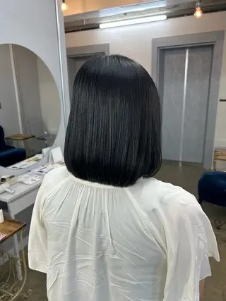 ミディアム サワムラ ソナタのヘアスタイル