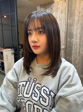 セミロング 似合わせが得意 村松慧汰のヘアスタイル