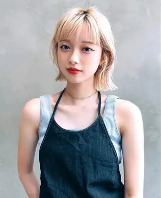 ショート カラー 艶髪／韓国ヘア🎀 Kanon︎︎⁺.のヘアスタイル