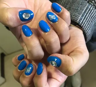 ネイル パラあり！フィルイン 美フォルムのネイルデザイン