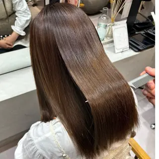 ロング 縮毛矯正 特化アツシのヘアスタイル