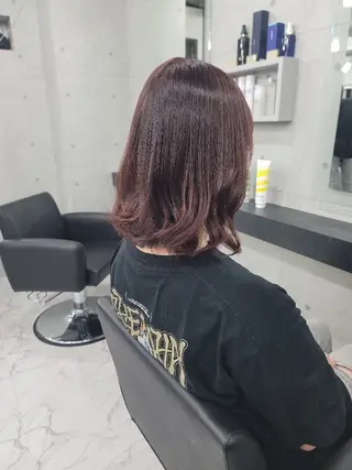 セミロング カラー ヘアアレンジ ❇️安達 優心❇️ レイヤー/艶髪特化のヘアスタイル