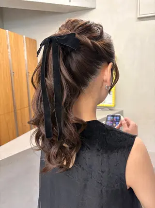 セミロング ヘアアレンジ yuuna/ ハッシュカット🎀のヘアスタイル