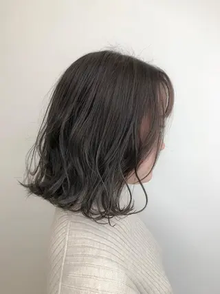ミディアム カラー 【透明感、艶髪】西村 有司のヘアスタイル