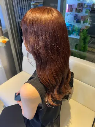 セミロング カラー ヘアアレンジ 透明感カラー🌱 🍑Kotone🍑のヘアスタイル
