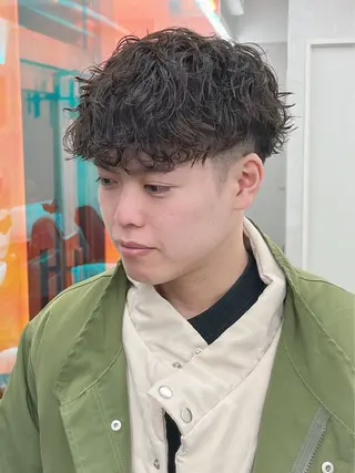 ショート パーマ メンズ スパイキーショート 浦和メンズ美容師のヘアスタイル