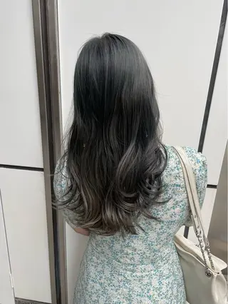 セミロング カラー ニュアンスカラー🫧 加納のヘアスタイル