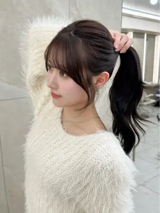 セミロング 森田 真由香のヘアスタイル