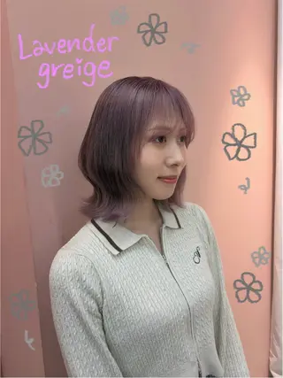 ミディアム mite hikariのヘアスタイル