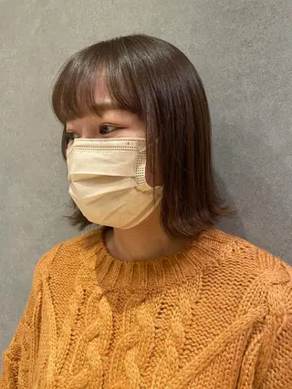ショート カラー miu. ボブ/半個室サロンのヘアスタイル