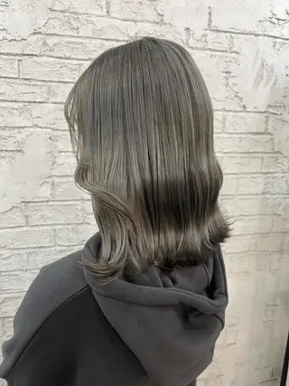 ミディアム 🪽髪質改善縮毛矯正 🤍MIU🤍のヘアスタイル