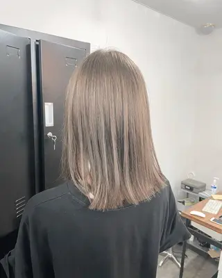 ロング カラー パーマ ヘアアレンジ メンズ キッズ ネイル マツエク・マツパ エビスザキレン／メン ズ／心斎橋🌳のヘアスタイル