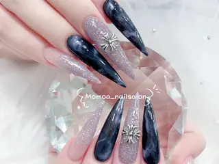 ネイル MoMoA Nail ネイル長さ出し専門店のネイルデザイン