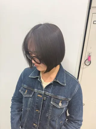 ミディアム 🎀藤沢ハイトーン ららのヘアスタイル