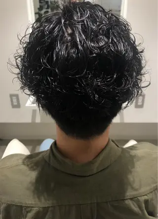 パーマ メンズ 宮崎 睦のヘアスタイル