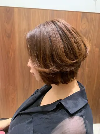 ショート カラー 銀座フリーランススタ イリストMIYUKIのヘアスタイル