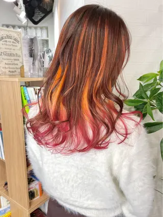 ロング カラー Re:ta Hair 飯田淳平のヘアスタイル