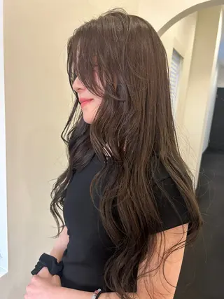 ロング カラー 遠藤 ふたばのヘアスタイル