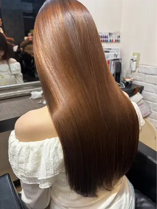 ロング パーマ 名駅★シールエクステ ☆ブリーチ★加藤のヘアスタイル
