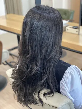 ロング 似合わせ透明感カラー 宇治　ヤマノのヘアスタイル